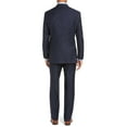 thumbnail image 2 of Luciano Natazzi Men's Modern Fit Two Button Faint Tone On Tone Stripe Suit Navy Tone On Tone, 2 of 5