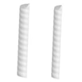 thumbnail image 1 of 2 protectores de tronco, flexibles, para es, protegen contra ciervos, animales, cortacéspedes, podadoras, resistentes fundas en espiral para Blanco, 1 of 8