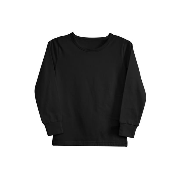 CAMISETA térmica afelpado interior cuello redondo manga larga para Niña Hackman HC-CFCRNA