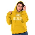 thumbnail image 3 of Hug Drug Dealer Funny Sarcastic Humor Hoodie Sweatshirt Women Men Brisco Brands 5X, 3 of 5