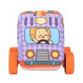 thumbnail image 1 of Tela Niños Tire Hacia Atrás Coche, Tela Caricatura Estuche de Transporte Tire Hacia Atrás Coches Interacción Entre e Hijos Suave Bebé Vehículo Juguete para 1 A 3 Años de, 1 of 7