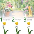 thumbnail image 6 of HonestMatter Plant Stakes for Outdoor Plants, 11.8 Inch Green Coated Steel Garden Support with Loop, Single Stem Cage for Orchid Peony Lily Rose, Indoor Outdoor Hoops, 1 Pack, 6 of 9
