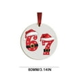 thumbnail image 3 of WKSCLPAI Santa Says Six Seven Christmas Ornament 2025, Funny 67 Meme Decorations, Funny Christmas Tree Hanging Ornaments 2025, Unique Xmas Gifts for Friends & Humor Lovers, 3 of 3