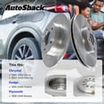 thumbnail image 3 of AutoShack Front Vented Brake Rotors 2-PC Set Replacement for 1995-2006 Dodge Stratus 1995-2000 Chrysler Cirrus 2001-2006 Chrysler Sebring 1996-2000 Plymouth Breeze 11.1" (282 mm), 3 of 5