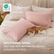 thumbnail image 4 of Juego de 2 fundas de almohada Bedsure rosa palo 51 x 66 cm, 4 of 7