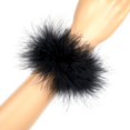 thumbnail image 1 of 2 Pcs Bracelet Manchette à Plumes Blanches, Manchette Ajustable pour Femmes, 1 of 5