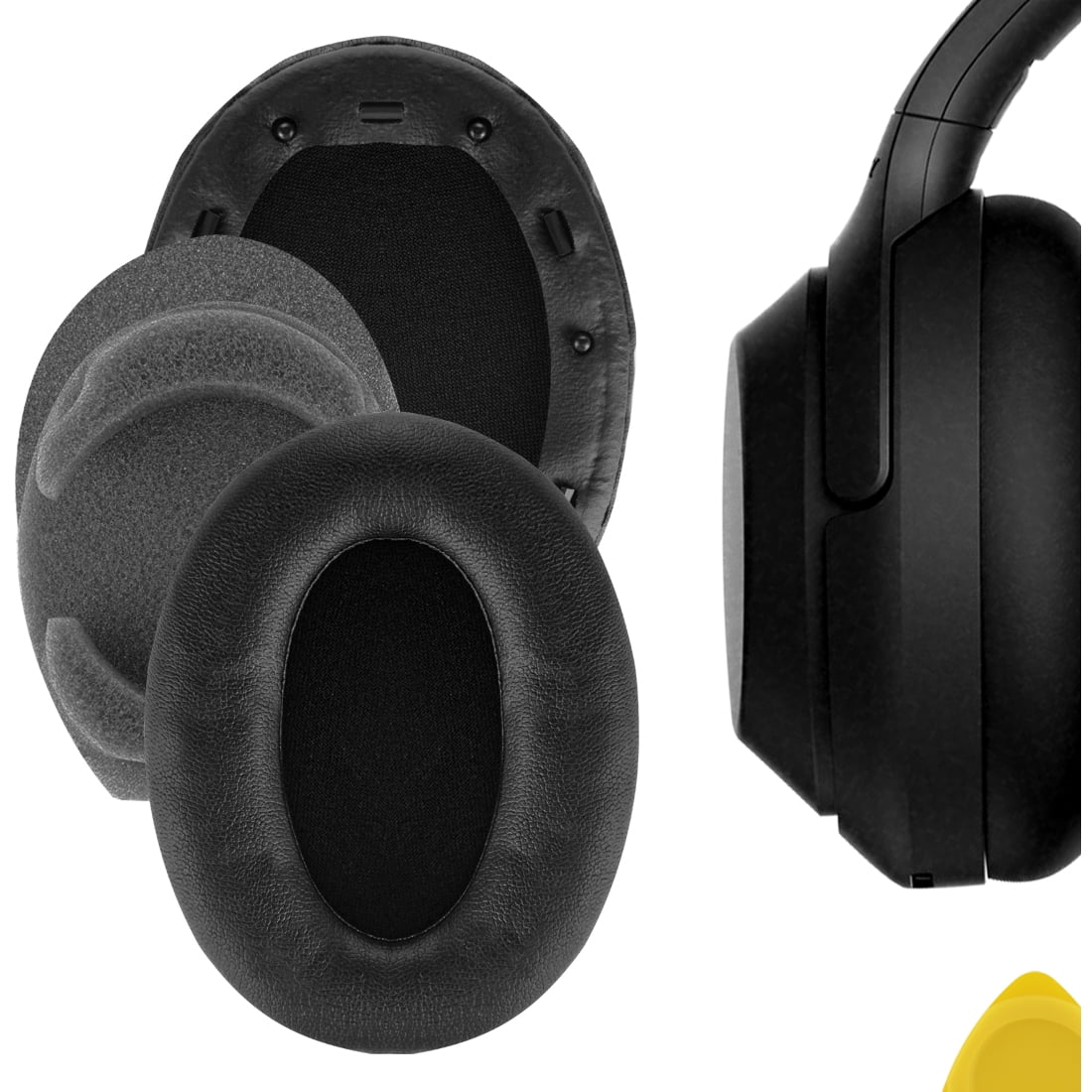 Geekria QuickFit Replacement Ear Pads for Sony WH1000XM3 Headphones