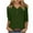 Army Green, variant on Womens Oversized Tee Shirts New Women's Pullover Shirts 3/4 Sleeve V Neck Flowy Tops with Button Casual Solid Color Fall Outfit Blouses Black XXL