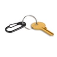 thumbnail image 4 of Mosquetón de liberación rápida de aleación para exteriores, llavero con hebilla, accesorio de escalada (negro), 4 of 5