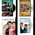 thumbnail image 1 of Romance 4 Pack DVD Bundle: Crazy, Stupid, Love, New Year's Eve, Made of Honor, Nights in Rodanthe, 1 of 5