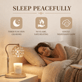 thumbnail image 4 of MEHOOM Crystal Candle Warmer Lamp with Dimmer Timer, Adjustable Height Warmer for Jar Candles, with 2 Bulbs, Home Decor Gifts for Bedroom Living Room, 4 of 9