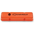 thumbnail image 4 of Proform 141-784 Valve Covers Stamped Steel Tall Orange with Bowtie Logo Fits select: 1967-1986 CHEVROLET CAMARO, 1969-1986 CHEVROLET C10, 4 of 4