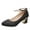 Black, variant on Aayomet Heels Heels Toe Wedding Women's Solid High Fashion Shoes Work Round Clear High Heels for Women 3 1/2 Inches,Black 9