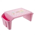 thumbnail image 1 of Bandeja Escritorio Regazo NiñOs,Bandeja Escritorio PortáTil PláStico Regazo los NiñOs para Cama,Aula,Computadora PortáTil para NiñOs Actividades en AutomóVil,Comedor y Piso Rosa, 1 of 5