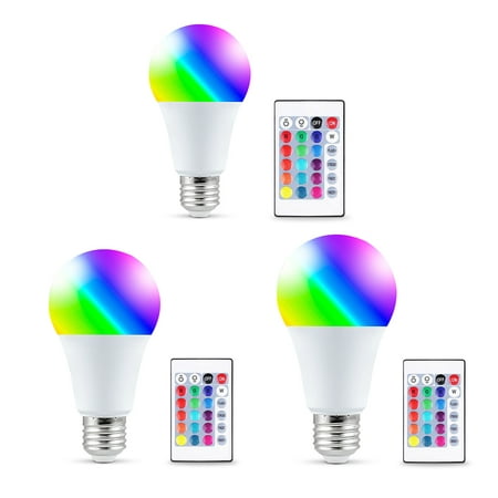 Aousin Wireless Dimmable RGB Bulb Colorful LED Smart Light for Home Lighting (5W)