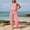 Pink, variant on Lpmadey Women's 2-Piece Gingham Checkered Outfit, Sleeveless Crewneck Tank Top and Wide Leg Pants, Elastic Waist Summer Lounge Set, Vacation Travel