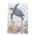 thumbnail image 2 of Sea Turtle Coastal Kitchen Towels Set of 1, Summer Coral Starfish Nautical Grey Absorbent Dish Towels for Kitchen, Microfiber Hand Towel, Quick Drying Tea Towel for Cleaning Decorative Dishcloths, 2 of 7