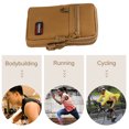 thumbnail image 6 of fankhu 7 Inch Men Phone Pouch Portable Phone Pouch Belt Waist Bag Nylon Wear-resistant Lightweight for Outdoor Camping Hunting, 6 of 7