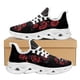 thumbnail image 1 of Nueva tendencia, zapatillas para correr para mujeres y hombres adolescentes, zapatillas vintage con diseño de calavera floral y malla acolchada, calzado para caminar bajo y poco profundo., 1 of 6
