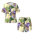 thumbnail image 5 of Wukai Labrador Retriever Dog Women's Pajama Set,Short-Sleeve Top and Shorts with Elastic Waistband and Pockets for Loungewear, Yoga, and Casual Wear-Medium, 5 of 8