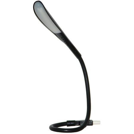 USB Reading Lamp with 14 LEDs Dimmable Touch Switch and Flexible Gooseneck (14 LED,