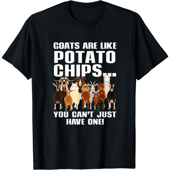 Goat Gifts for Goat Lovers Farm Apparel Meme Pun Funny Goat T-Shirt