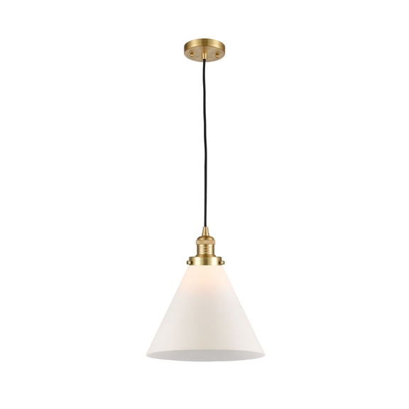 Innovations Lighting - X-Large Cone-1 Light Mini Pendant in Industrial Style-12