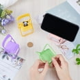 thumbnail image 3 of Mini Folding Chair Phone Stand Holder Desktop Foldable Candy Color Lazy Funny 8Pcs 4 Color Cute Cell Mobile Phone Holder Multi Angle Functions Miniature Furniture Accessories, 3 of 6