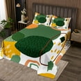 thumbnail image 2 of Erosebridal Modern Abstract Art Coverlet Set Queen, Watercolor Geometric Bedding Set, Lightweight 3 Pieces, 2 of 5