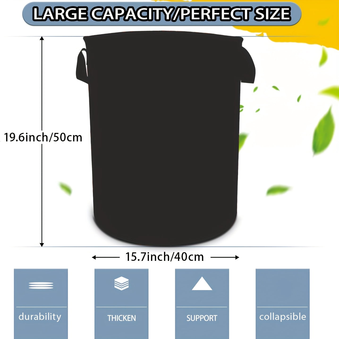 Celestial Sun Moon Nebula Laundry Basket - Foldable Oxford Cloth Storage Basket with Strong Handle, 19.6x15.7 inches, Portable for Bathroom, Bedroom, Dormitory, Laundry Room Decoration Storage Basket