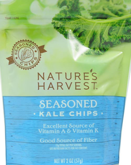 Nature's Harvest Sea Salt Kale Chips 2oz - Walmart.com