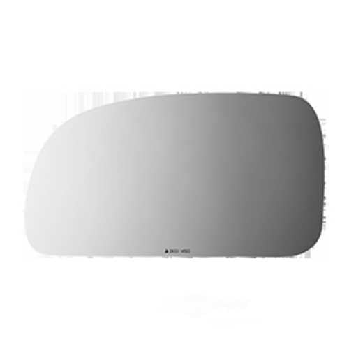 Burco Side View Mirror Replacement Glass with Motor Mount Plate - Clear Glass - 2933HRSG