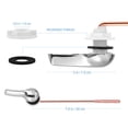 thumbnail image 3 of Toilet Handle Replacement Toilet Tank Flush Lever Handle, 3 of 8