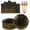 Black Gold Dot, variant on 2026 Hot Sale 75PCS Red Gold Dot Disposable Party Dinnerware Set, Paper Plates Napkins Gold Forks Decor, Serves 25 Guests, Disposable Tableware for Christmas Birthday Wedding Holiday Party