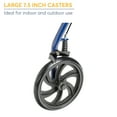 thumbnail image 4 of Drive Medical Four Wheel Rollator Rolling Walker with Fold Up Removable Back Support, Blue, 4 of 7