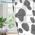 thumbnail image 4 of Yayeee Window Curtains Set of 2 for Living Room Light Filtering 63"x42", Cow Spots, 4 of 7
