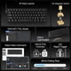 thumbnail image 2 of Teclado mecánico con cable Redragon K617 HE Rapid Trigger 60%, 2 of 9
