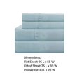thumbnail image 3 of Benzara BM202118 Lanester Polyester Simple Size Sheet Set&44; Bleu Aqua - 3 Pièces, 3 of 3