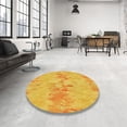 thumbnail image 3 of Ahgly Company Indoor Rectangle Patterned Gold Yellow Area Rugs, 3' x 5', 3 of 6