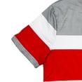 thumbnail image 5 of Two Piece Shorts Set for Women Plus Size Summer Stripe Airport Travel Outfits Casual Top and Shorts Sets Matching Clothing Vacation Outfits, 5 of 7