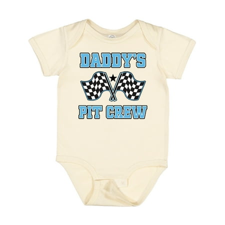 

Inktastic Daddys Pit Crew Boys Racing Gift Baby Boy Bodysuit