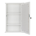 thumbnail image 4 of GZXS Bathroom Medicine Mirror Cabinet, Wall-Mounted Storage Cabinet with Adjustable Shelf, Easy Assembly, Space Saving, White, 4 of 8