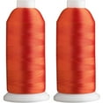 thumbnail image 1 of Superpunch SuperB Orange Vermillon 651 Fil à Broder en Polyester, 5000 m - Lot de 2, 1 of 2