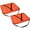 Red-2pcs, variant on Red Throwable Flotation Device - 18"x14" Boat Cushion with Strap, High Buoyancy Waterproof Float for Boating Safety & Emergency Rescue, Swimming & Rescue Boat Throwable Flotation Device