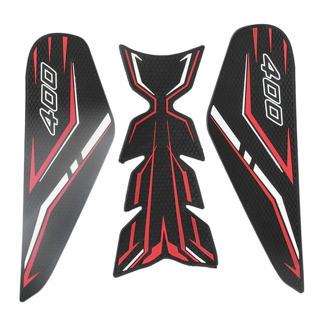 Peahefy Motorcycle Tank Sticker Motorcycle Fuel Tank Sticker Pad Protector Decoration Fit For 250 / 400 / Z400