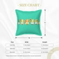 thumbnail image 4 of Bingfone Decorative Pillow Covers 16"X16" Sunflower Gnomes 5 Couch Pillow Cases Modern Farmhouse Covers For Couch Sofa Bed, 4 of 9