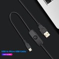 thumbnail image 1 of Cable USB a Micro USB Kuymtek con Interruptor de Encendido/Apagado 1 m para Raspberry Pi, 1 of 8