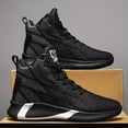 thumbnail image 3 of Men's High-Top Sneakers - Breathable & Stylish Casual Shoes for All Seasons, 3 of 9
