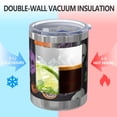 thumbnail image 2 of 12oz Tumblers Halloween Skull Pumpkin Pattern Vacuum Insulated Stainless Steel Travel Tumbler Cups Mug with Lid and Straw for Beer,Coffee,Beverages with Cleaning Brush for Cold & Hot Drinks, 2 of 5