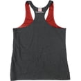 thumbnail image 4 of Mitchell & Ness Womens Reversible Mesh Racerback Tank Top, Blue, Large, 4 of 4